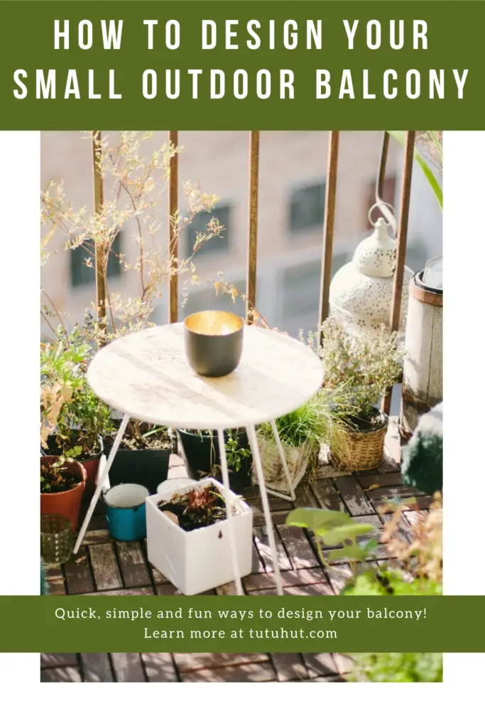 How To Design Your Small Outdoor Balcony Tutuhut